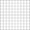 10 x 10 pixel grid matrix of a raster graphic
